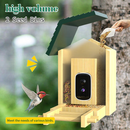 HEYBO Smart Bird Feeder Live View Wild Bird Watching Cam