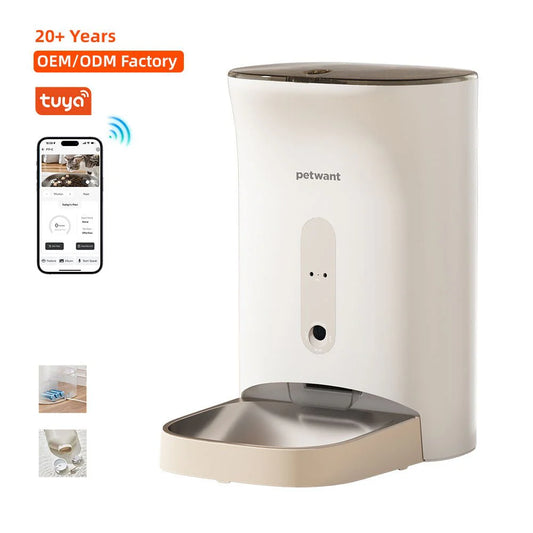 HEYBO Pet Feeder with HD Camera | Smart Automatic Wi-Fi Controlled