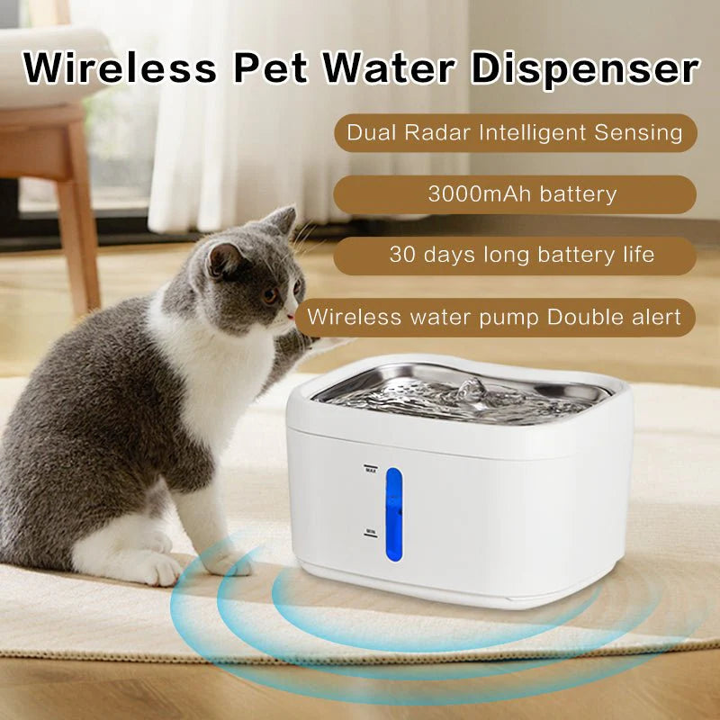 HEYBO 2.4 L Pet Drinking Dispenser for Cats