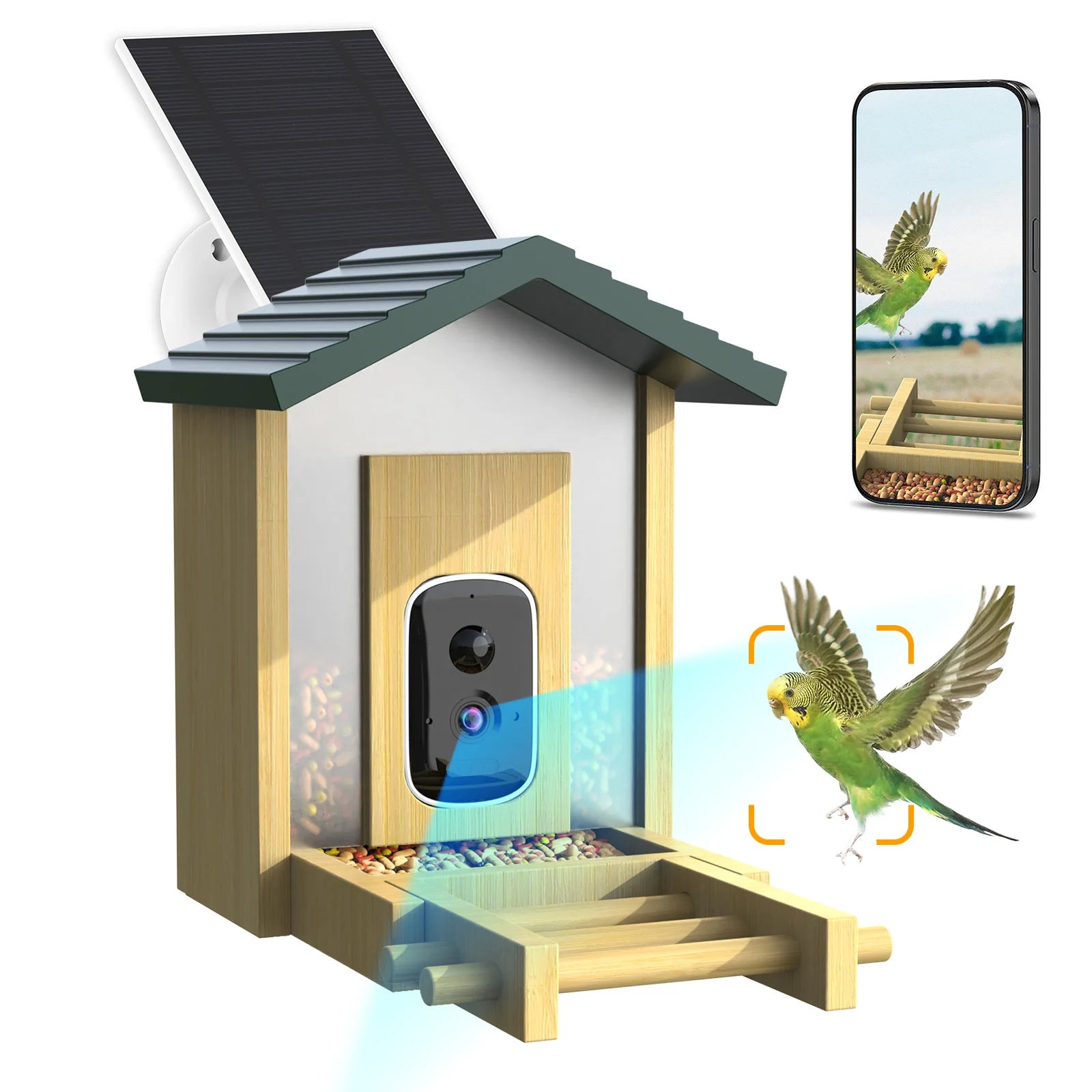 HEYBO Smart Bird Feeder Live View Wild Bird Watching Cam