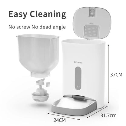 HEYBO Pet Feeder with HD Camera | Smart Automatic Wi-Fi Controlled
