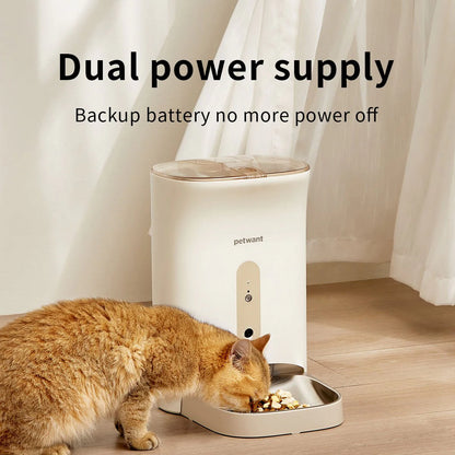 HEYBO Pet Feeder with HD Camera | Smart Automatic Wi-Fi Controlled
