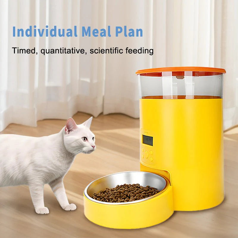 HEYBO Automatic Cat Feeder Wifi 4L Automatic Dog Feeder with Double Anti-Blocking